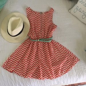 Chevron tank dress